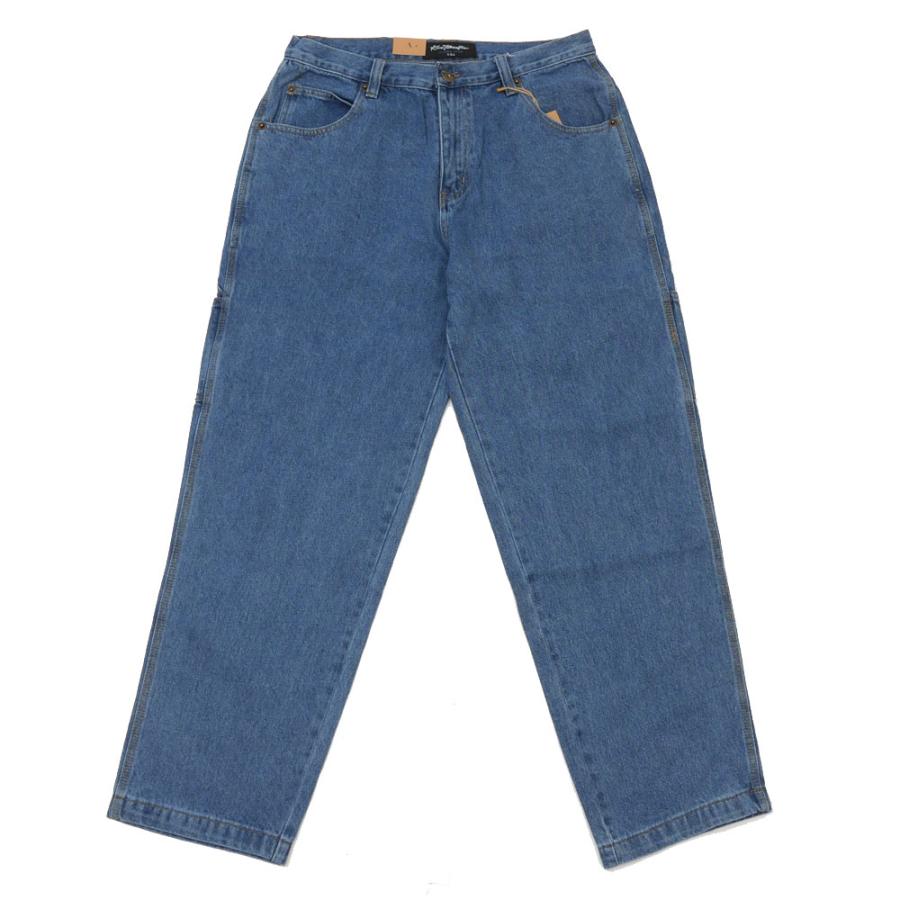 【数量限定特別価格】 新品 ノーベター Kno-betta 999 BAGGY DENIM PANTS CARPENTER BLUE 999006754644 パンツ｜essense｜03