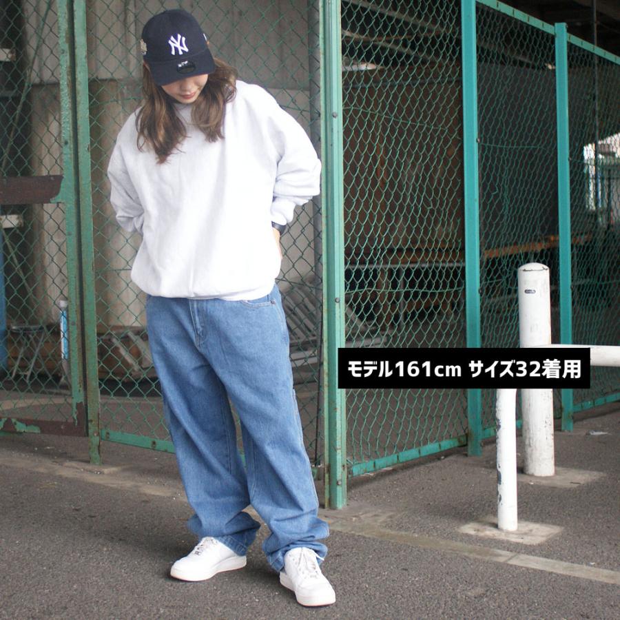 【数量限定特別価格】 新品 ノーベター Kno-betta 999 BAGGY DENIM PANTS CARPENTER BLUE 999006754644 パンツ｜essense｜09