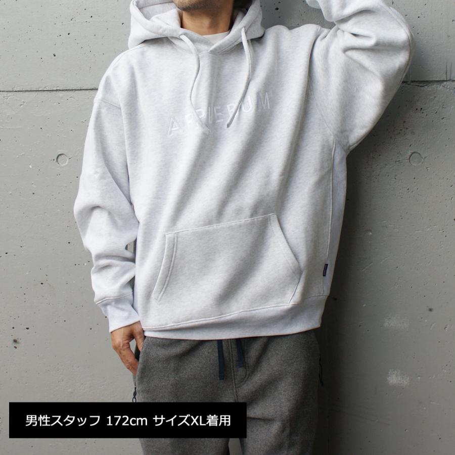 APPLEBUM 新品 アップルバム Logo Embroidery Sweat Parka プル