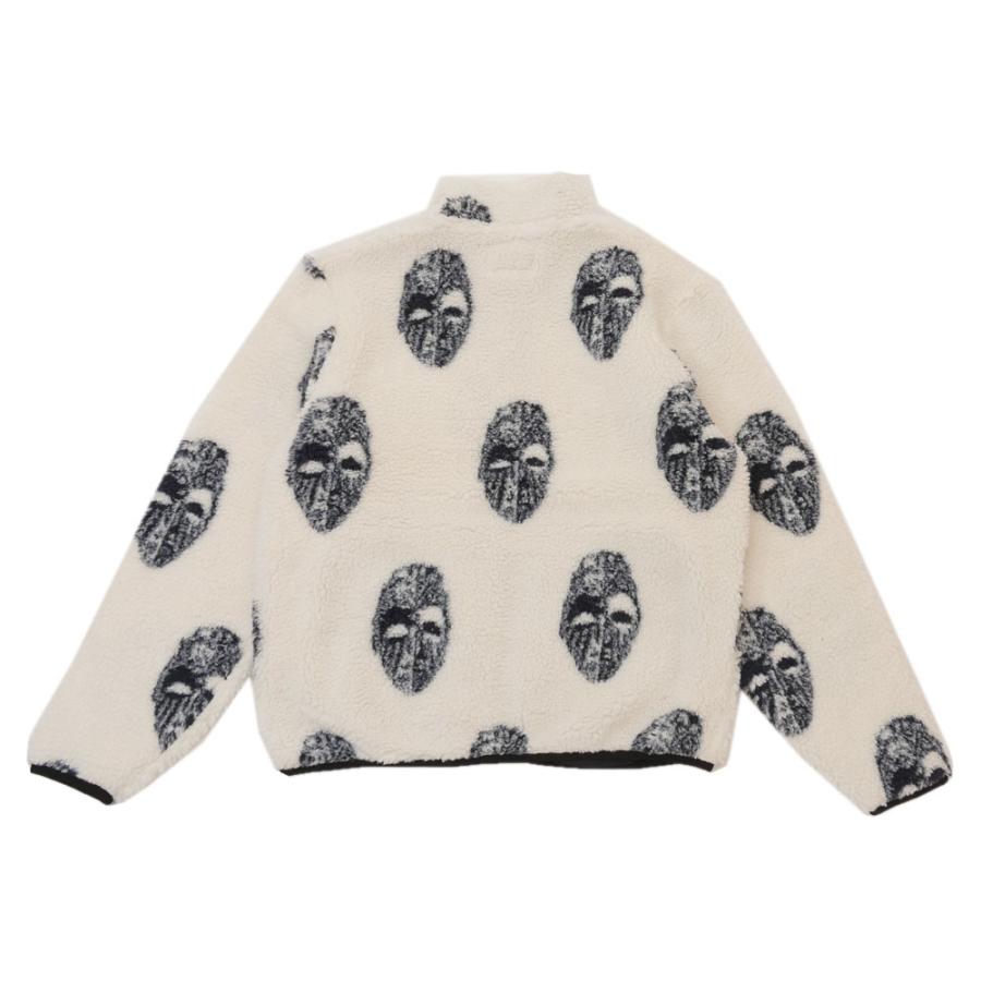 STUSSY 新品 ステューシー Mask Jacquard Sherpa Jacket ジャカード 