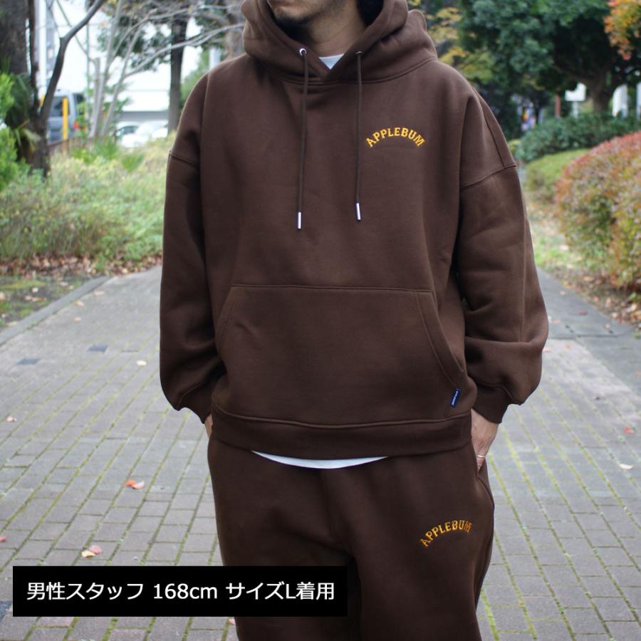 新品 アップルバム APPLEBUM Logo Oversize Sweat Parka ロゴ プル