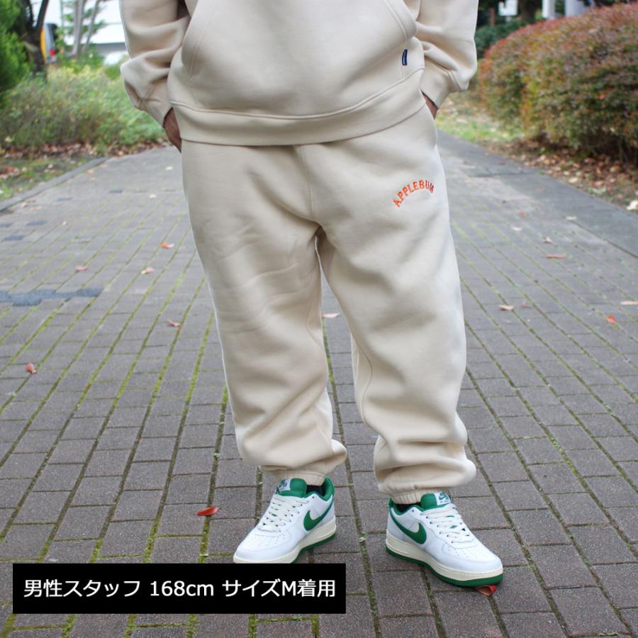 評判は 【APPLEBUM】Logo Oversize スウェットパンツ ネイビー【L