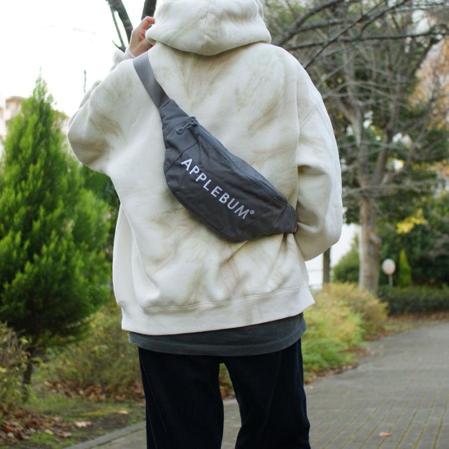 【APPLEBUM】ロゴ刺繍 ウエストバッグ ショルダーバッグ（新品） APPLEBUM 新品 アップルバム Logo Waist Bag ロゴ ウエスト