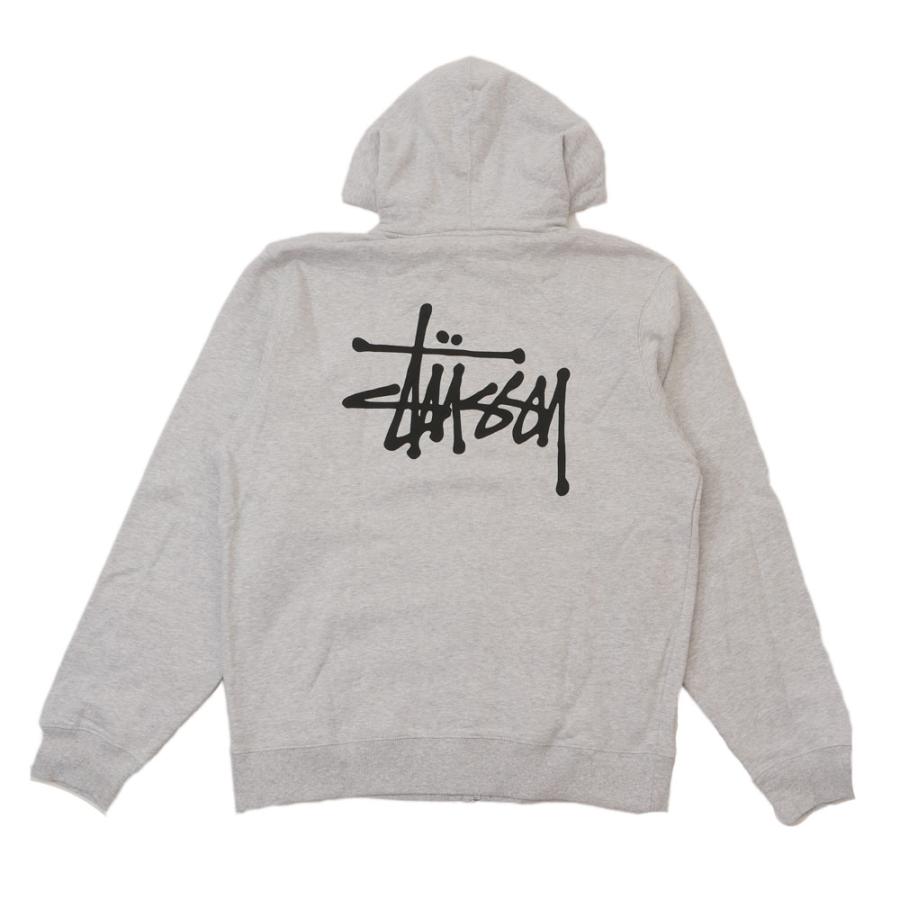 STUSSY BASIC ZIP HOODIE/ジップパーカー L グレー STUSSY（ステューシー） 新品 STUSSY Basic Stussy Zip Hoodie ジップ