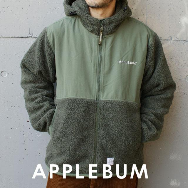 メンズウェア BOGEYBOYS APPLE SEASON PULLOVER FLEECE L APPLEBUM 新品 アップルバム Sheep Boa Fleece Parka シープボア