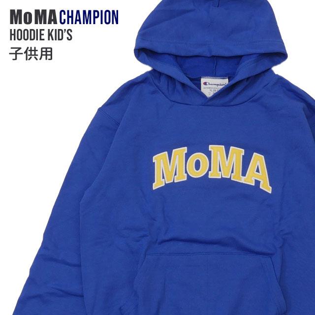 新品 モマ MoMA x チャンピオン Champion Hoodie Kid's 子供用 プル 