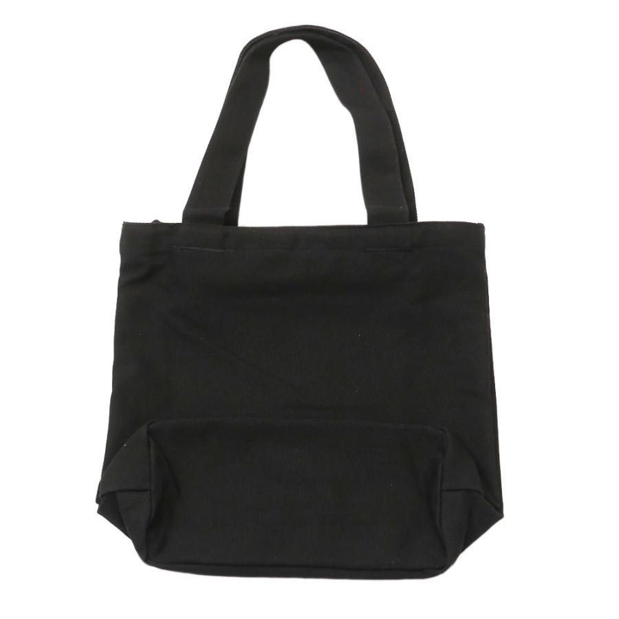 【美品】ラルフローレン　キャンバストートバッグ　オールブラック POLO RALPH LAUREN 新品 ポロ ラルフローレン Logo Cotton