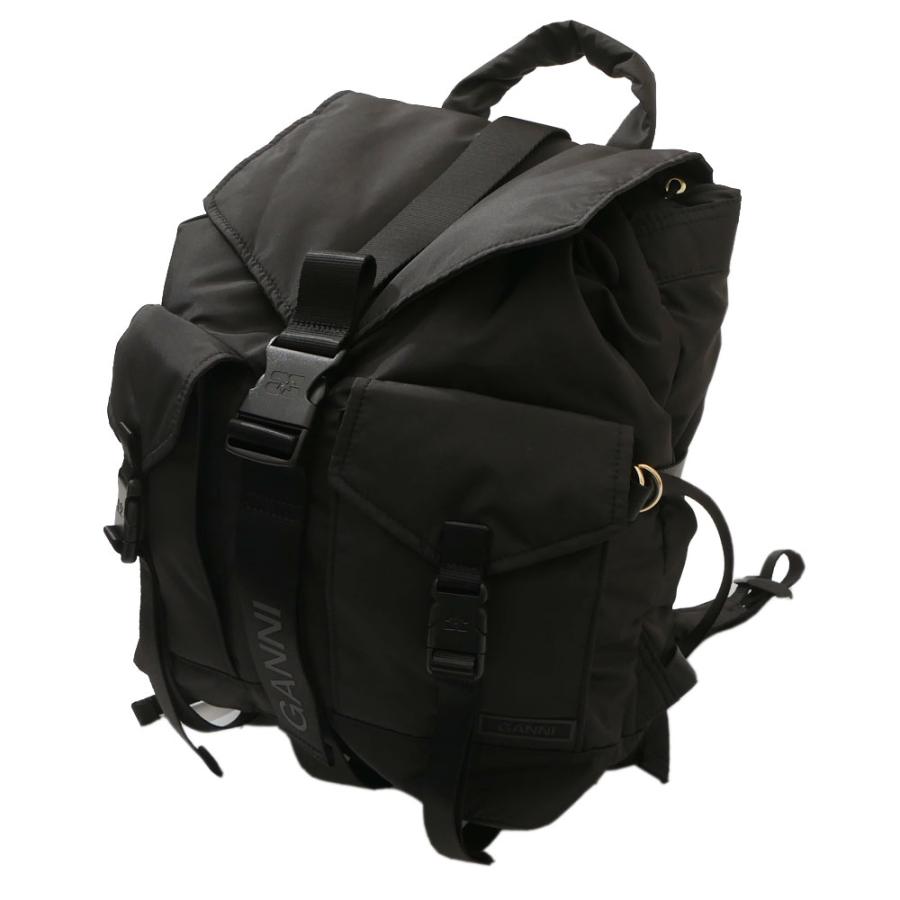新品 ガニー GANNI Recycled Tech Backpack バックパック BLACK 新品 ガニー GANNI Recycled Tech Backpack バックパック BLACK