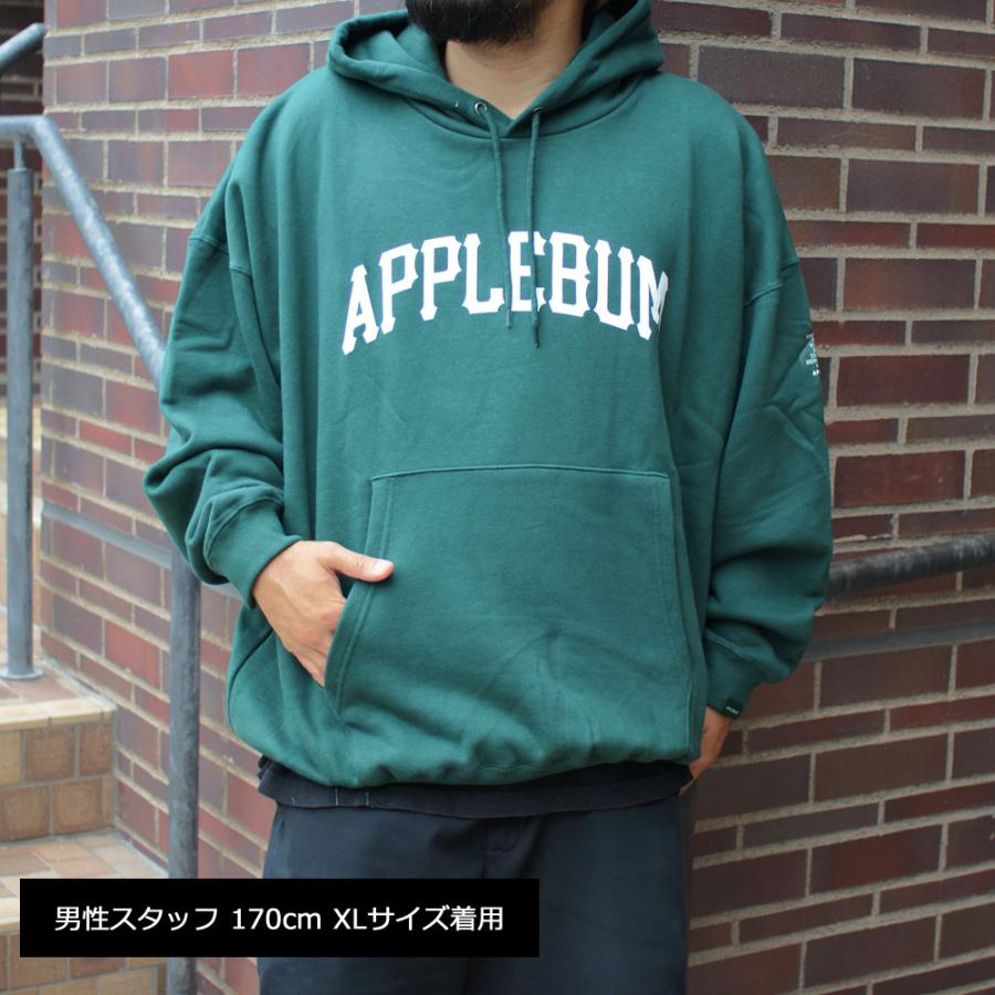 新品 アップルバム APPLEBUM Pirates Logo Big Sweat Parka プルオーバーパーカー GREEN グリーン 850004538045 SWT/HOODY｜essense｜05