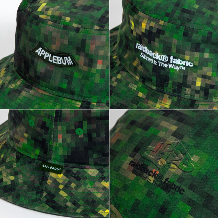 帽子 APPLEBUM x CRSB Pixel Camo Bucket Hat アップルバム ピクセル カモ バケット ハット | APPLEBUM PIXEL