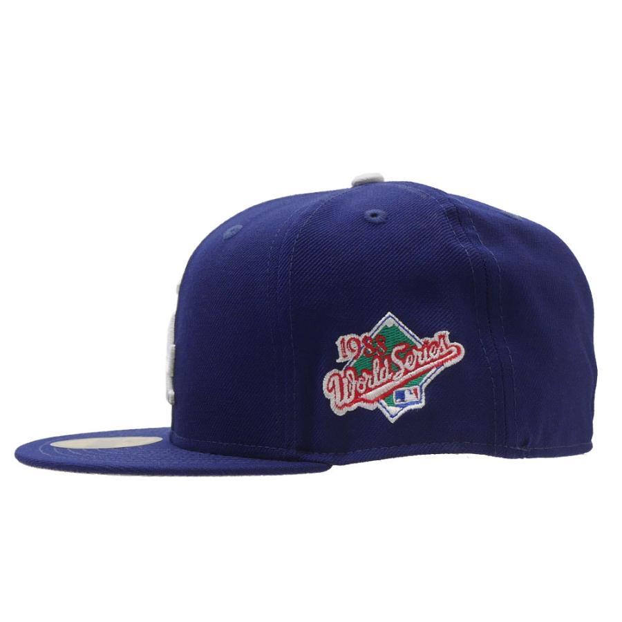 新品 ニューエラ NEW ERA Los Angeles Dodgers ロサンゼルス・ドジャース WS 1988 59FIFTY CAP キャップ BLUE BUYERS PUSH 999006865044 ヘッドウェア｜essense｜05