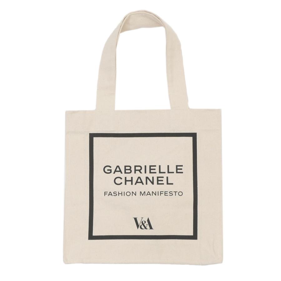 新品 シャネル 美術館 V&A Gabrielle Chanel Fashion Manifesto Tote Bag トートバッグ キャンバス エコバッグ 277006009016 グッズ｜essense｜05