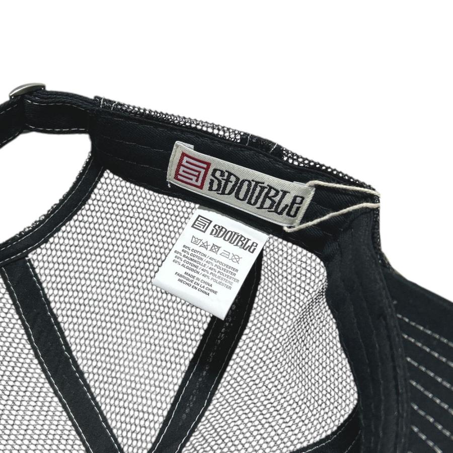 新品 エスダブル S/DOUBLE MID-BLOCK CURVED PEAK TRUCKER トラッカー