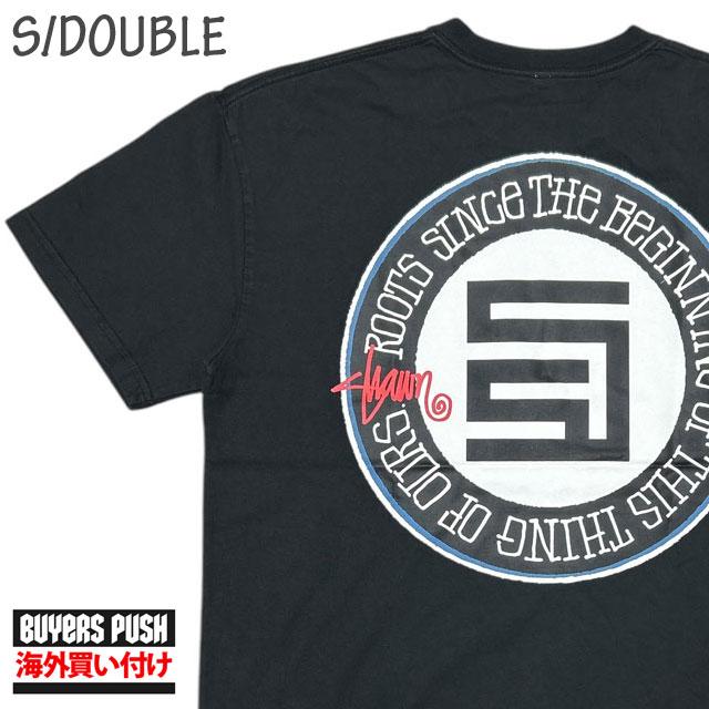 新品 エスダブル S/DOUBLE ROOTS DOT TEE Tシャツ WASHED BLACK