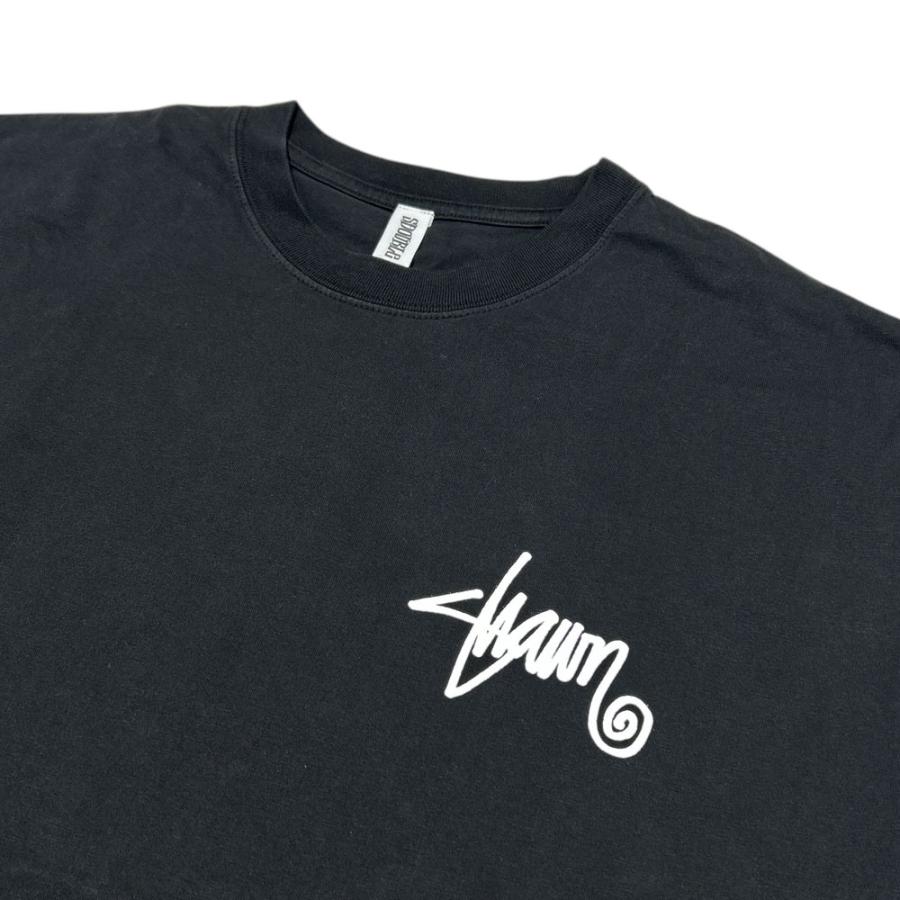 新品 エスダブル S/DOUBLE ROOTS DOT TEE Tシャツ WASHED BLACK