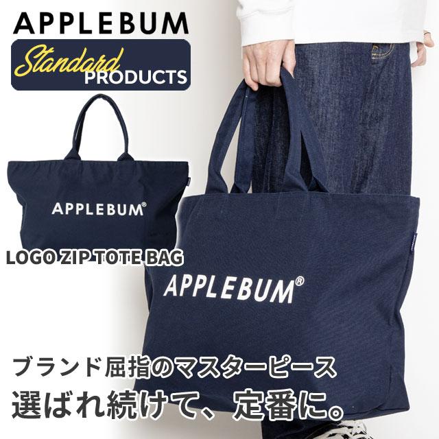 APPLEBUM アップルバム BLURRY LOGO ZIP TOTEBAG APPLEBUM（アップルバム） トートバッグ APPLEBUM Blurry Logo Zip