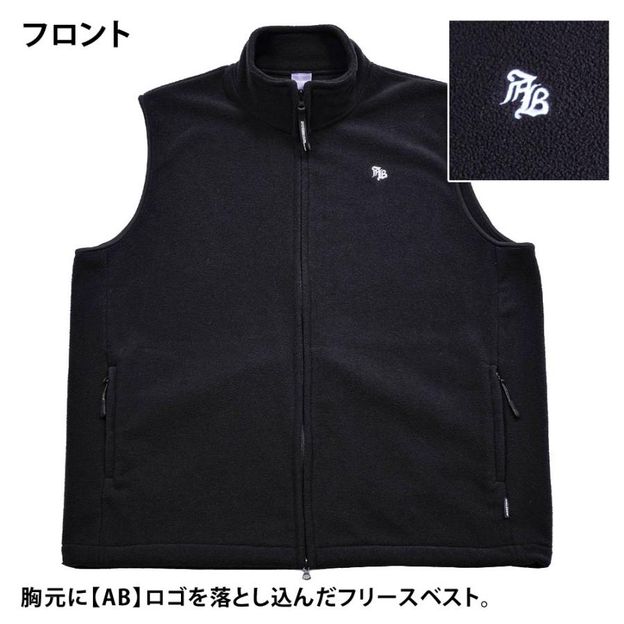 抽選限定商品！TANGRAM フリースベスト（ブラック) APPLEBUM（アップルバム） 新品 APPLEBUM FLEECE VEST フリース ベスト