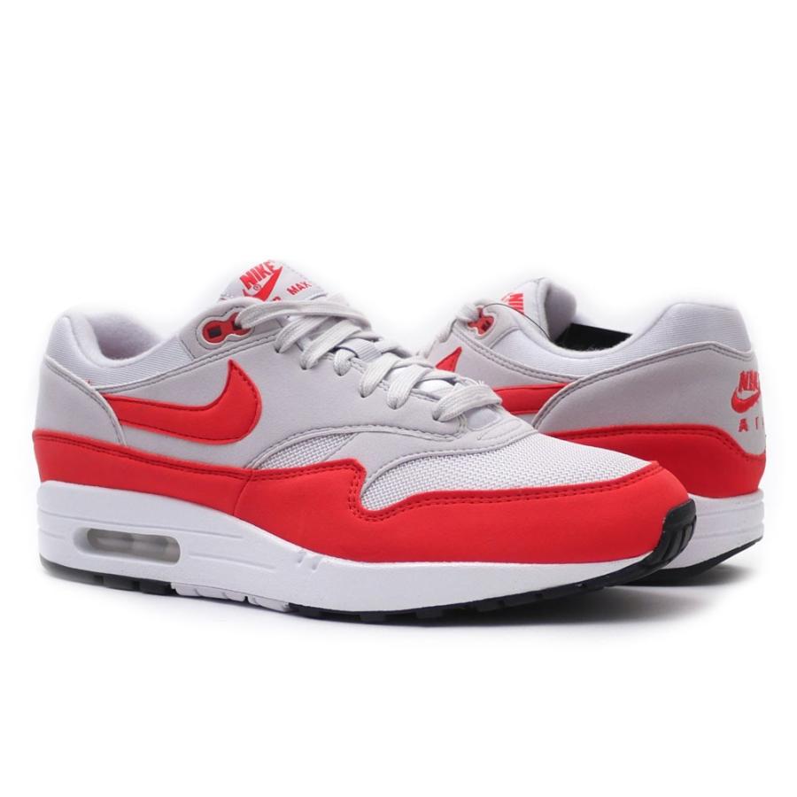 新品 ナイキ NIKE WMNS AIR MAX 1 エアマックス VAST GREY/HABANERO RED メンズ 319986?035 191012745300 フットウェア｜essense