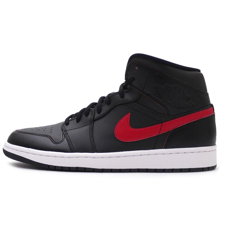 新品 ナイキ NIKE AIR JORDAN 1 MID エア ジョーダン1 ミッド BLACK/TEAM RED-WHITE メンズ 554724-009 191012228999 フットウェア｜essense｜02