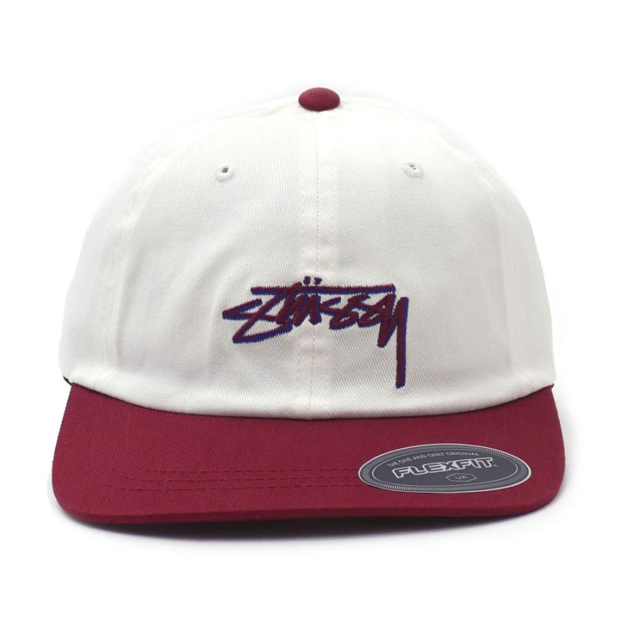 STUSSY 新品 ステューシー FLEXFIT FITTED LOW CAP キャップ