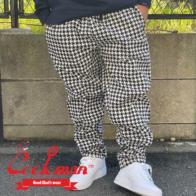 クックマン Cookman Chef Pants Big Cidori シェフパンツ 千鳥格子 Black ブラック 黒 メンズ レディース パンツ Ypt Or Id