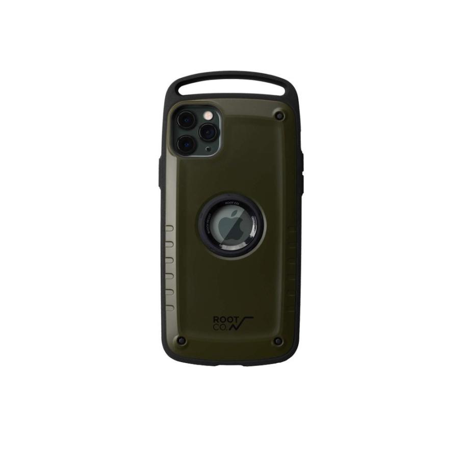 【新品】BRIEFING × ROOT CO スマホケース　カーキ色 ROOT CO. 新品 ルートコー iPhone 11 Pro GRAVITY Shock Resist