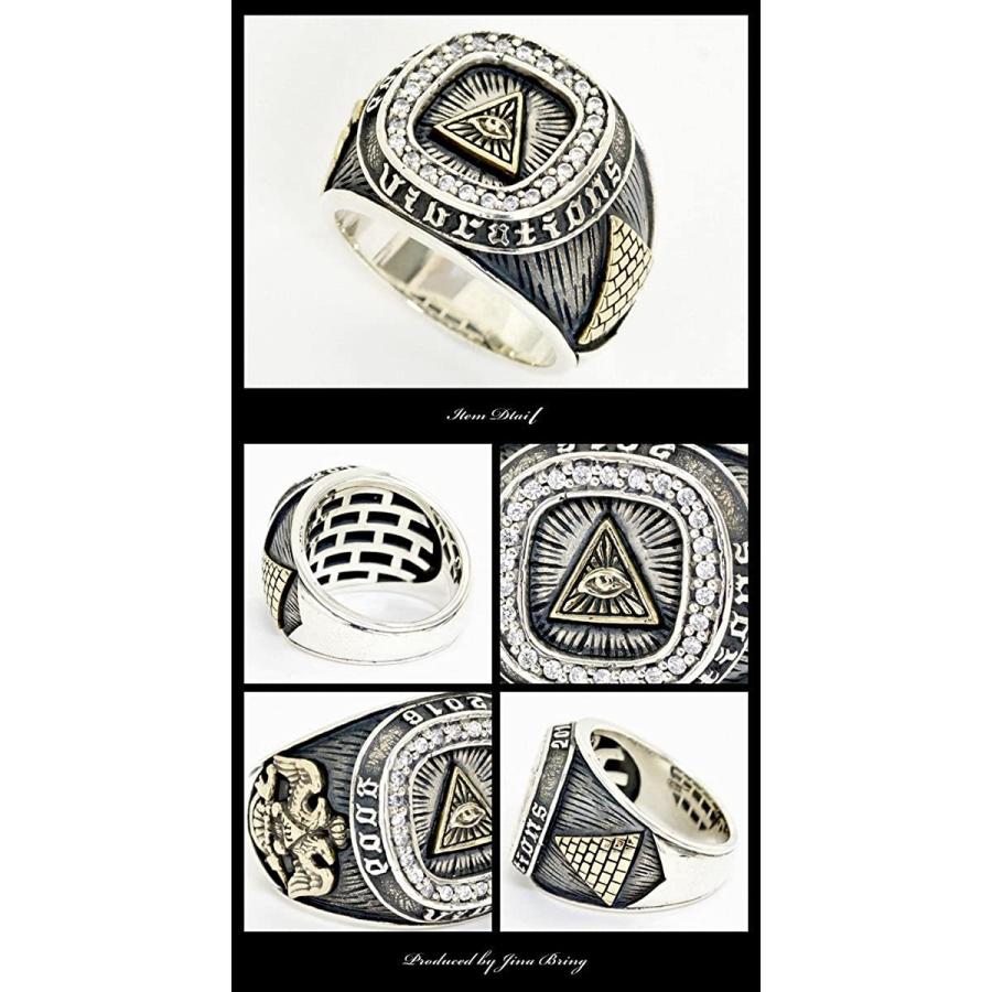 激安 即納 ジナブリング Jina Bring リング 指輪 プロビデンスの目 ジルコニアカレッジリング フリーメイソン シルバー925 17 エッセンシャルストア 通販 Yahoo ショッピング 週間ランキング１位獲得 Newmatic Ae