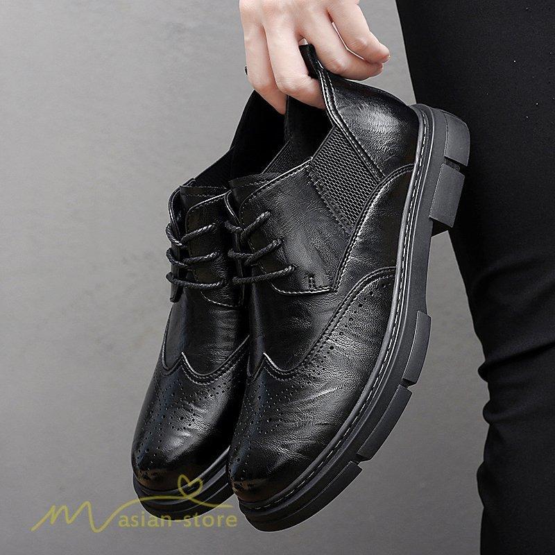 紳士靴 メンズ 革靴 ひも メンズシューズ 外羽根 ウィングチップ 通勤靴 仕事用 シンプル 定番 ビジネスシューズ オフィス フォーマル 上品 ビジネス おしゃれ ビジネスシューズ サイズ 42 26cm Robertoortiz Com Co