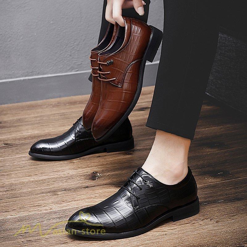 メンズ 革靴 紐 紳士靴 プレーントゥ ビジネスシューズ 仕事用 通勤靴 カジュアル 大人 外羽根 メンズシューズ ビジネス フォーマル オフィス おしゃれ 日常感 ビジネスシューズ サイズ 44 27cm Arrowspeedline Com Vn