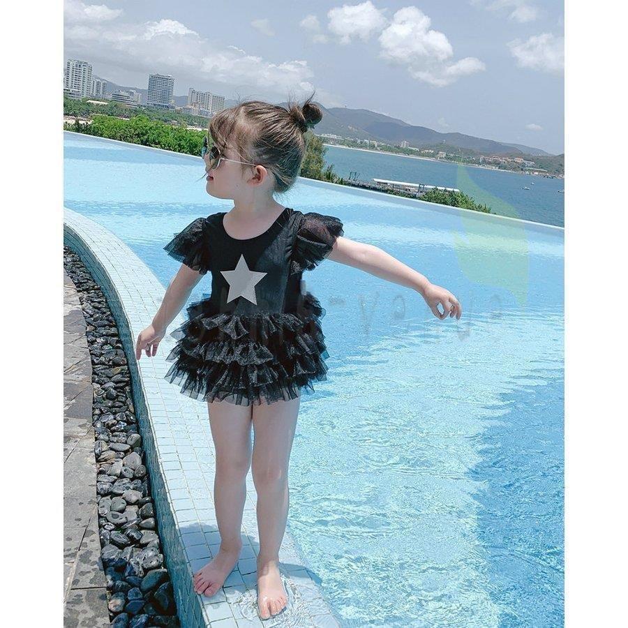 正規品販売 80cm90cm100cm110cm Uvカット 水着 子供 かわいい 女の子 水着 かわいい水着スタイル 星 Akw79 写真映え ブラックおしゃれ モノトーン チュチュ チュール スター ファッション水着 Www Smssvg Org