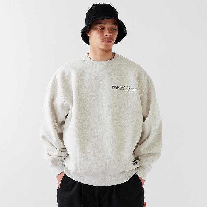 FAT FAT fat エフエイティー SHIFTY クルーネック スウェットシャツ