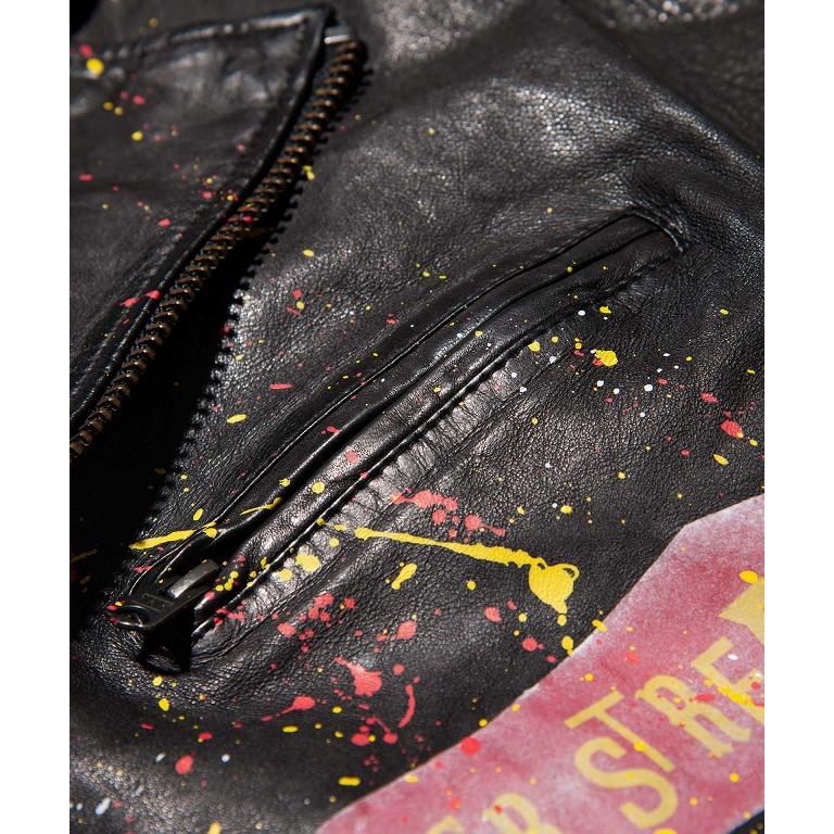 glamb グラム Anarchy Paint Riders JKT アナーキーペイントライダースジャケット レザージャケット｜essex｜11