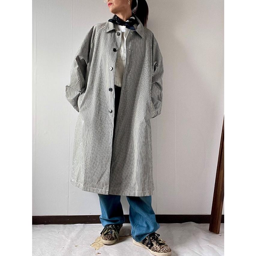 H.UNIT STORE LABEL HUNIT エイチユニット DENIM SOUTIEN COLLAR COAT