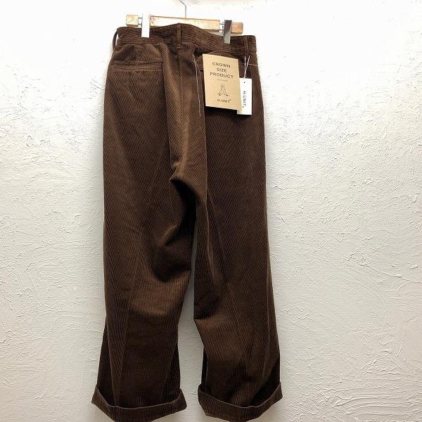 H.UNIT STORE LABEL HUNIT エイチユニット Corduroy crown size H.UNIT STORE LABEL HUNIT エイチユニット Corduroy crown size