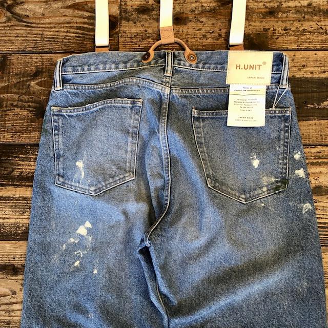 H.UNIT STORE LABEL HUNIT エイチユニット 14oz denim 5P H.UNIT STORE LABEL HUNIT エイチユニット 14oz denim 5P