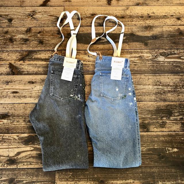 H.UNIT STORE LABEL HUNIT エイチユニット 14oz denim 5P H.UNIT STORE LABEL HUNIT エイチユニット 14oz denim 5P