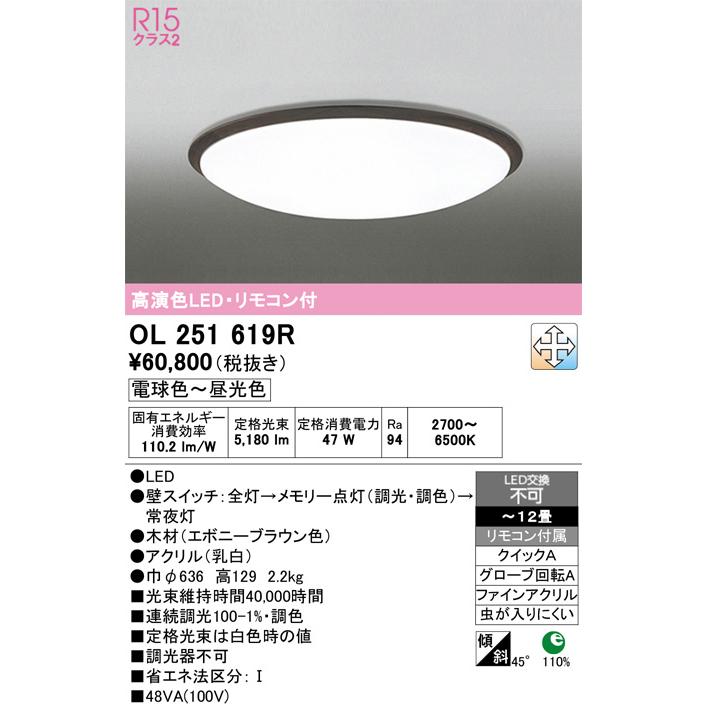 【関東限定販売】オーデリック「OL251619R」シーリングライト_1