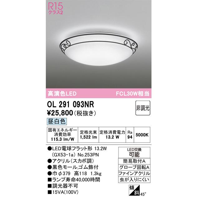 Panasonic（パナソニック） 【関東限定販売】オーデリック「OL291093NR