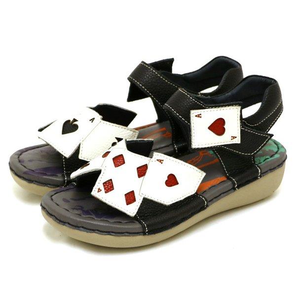 エスタシオン　サンダル　Sサイズ Estacion エスタシオン サボ サンダル 本革 レディース ゼブラ