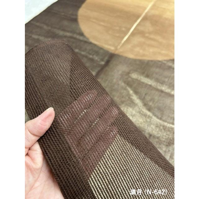 暖簾 のれん 麻 万葉舎 新古典のれん 満月 (N-642) サイズ：88cm×150cm