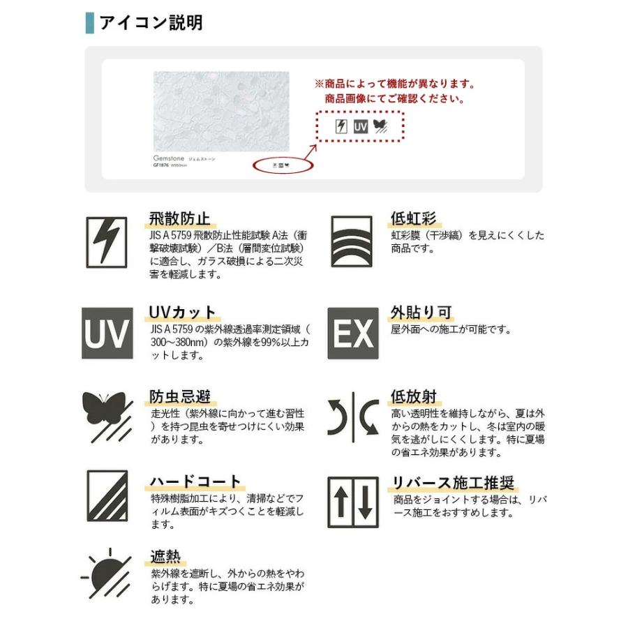 サンゲツ（SANGETSU） ガラスフィルム CLEAS クレアス 透明遮熱 