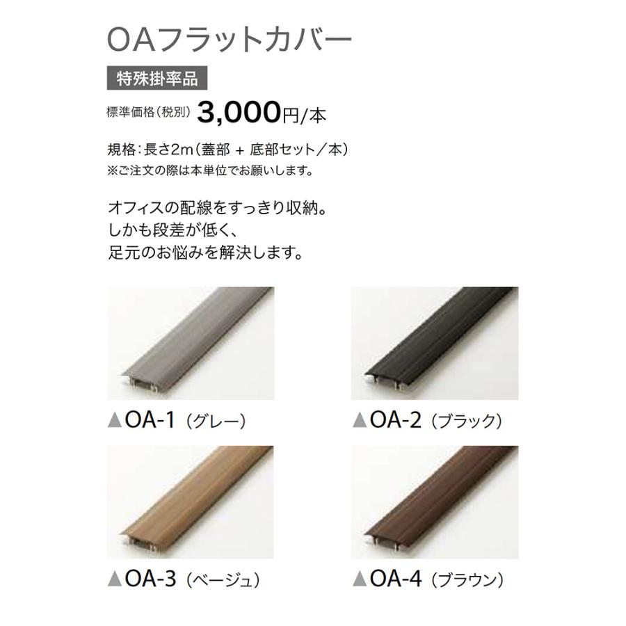 サンゲツ OAフラットカバー タイルカーペット 蓋部+底部セット