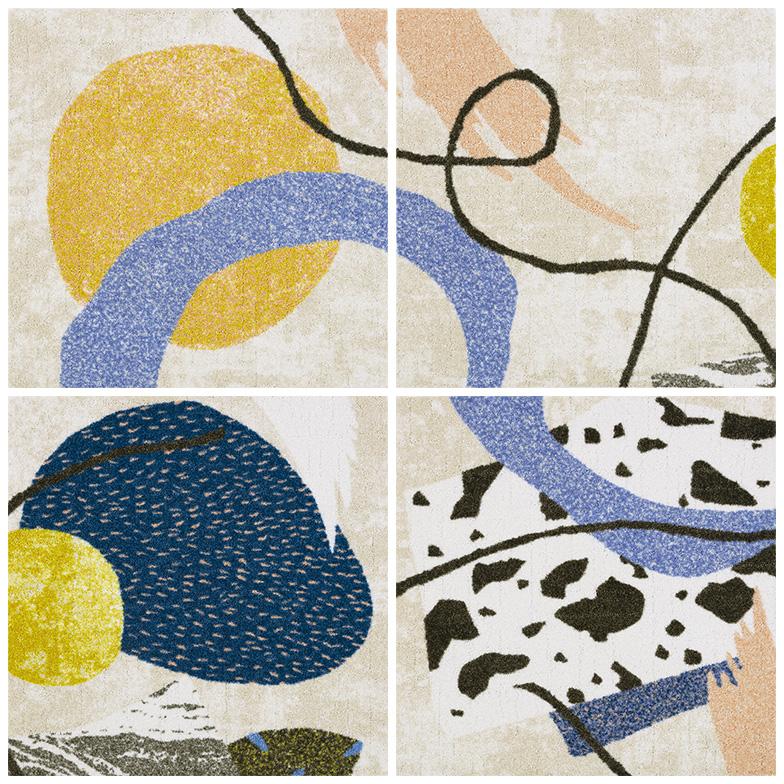 川島織物セルコン 【廃番在庫限り】タイルカーペット Unit Rug