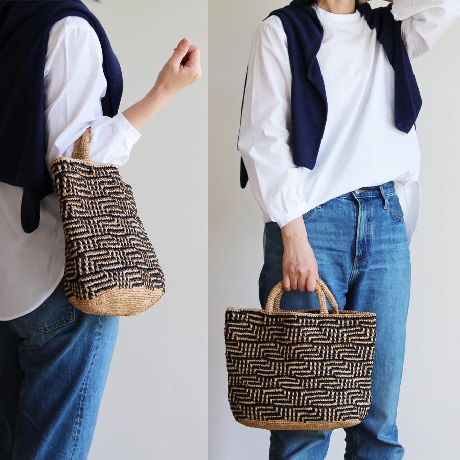 【予約：2026年5月末発送】かごバッグ カゴバッグ 籠バッグ 黒 大人 ブランド ラフィアバッグ  30代 40代 50代 60代 柄 春 夏 誕生日プレゼント 女性 |  | 11