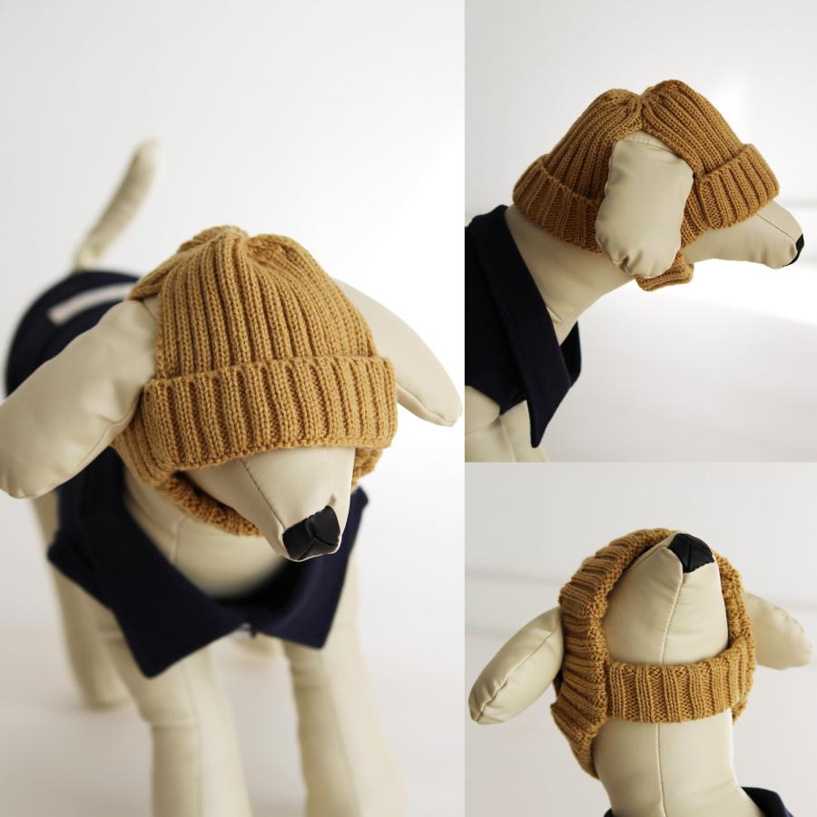 犬 おそろいニット帽 飼い主 ペアルック 名入れ 小型犬 ペット