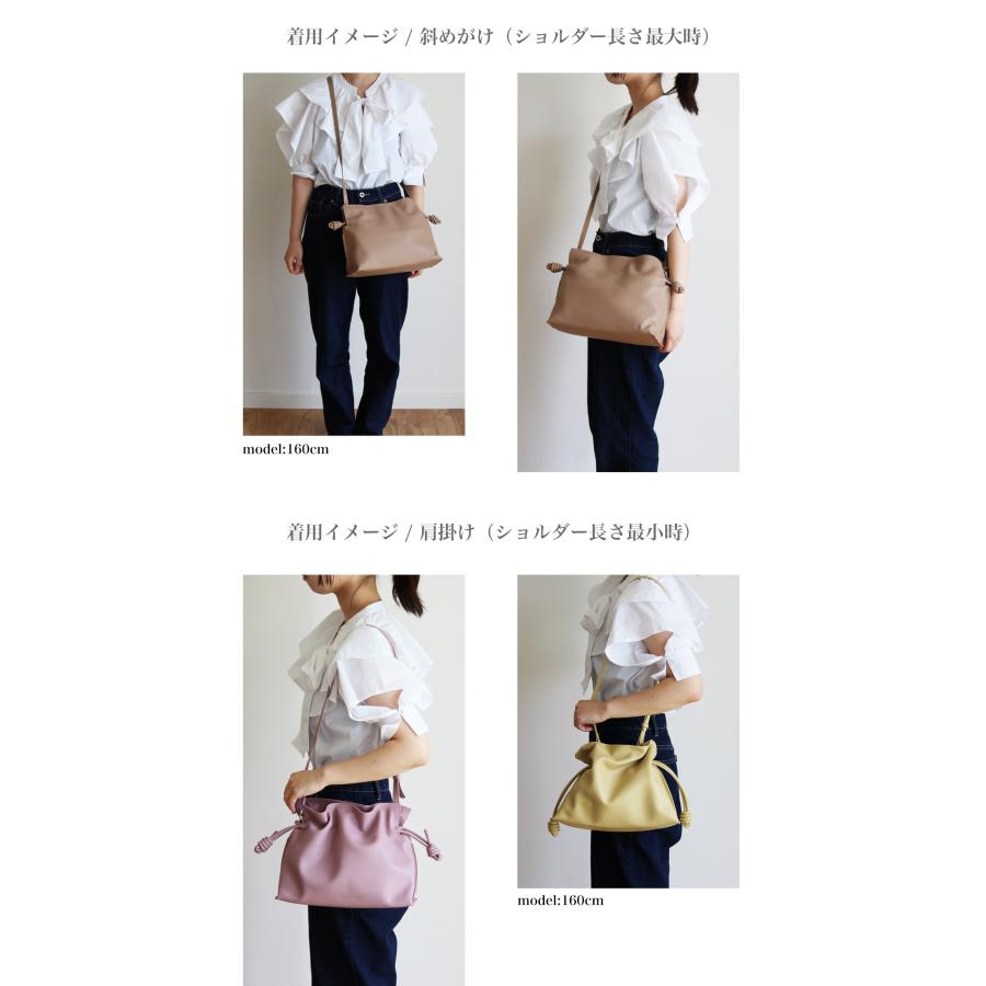 ショルダーバッグ レディース ポシェット 2way シープレザー 羊革 本革