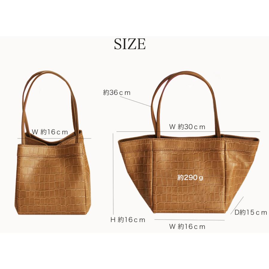 キューブバッグ 本革 レザー クロコ型押し 2way 水濡れに強い牛革  