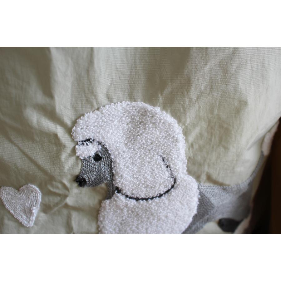 GUAN＆BALL エコバッグ Mサイズ アニマルシリーズ コラボ MULGA DOG おしゃれ ブランド 折り畳み コンパクト マチ広 プードル柄 犬 犬柄 | Ball＆Chain | 06