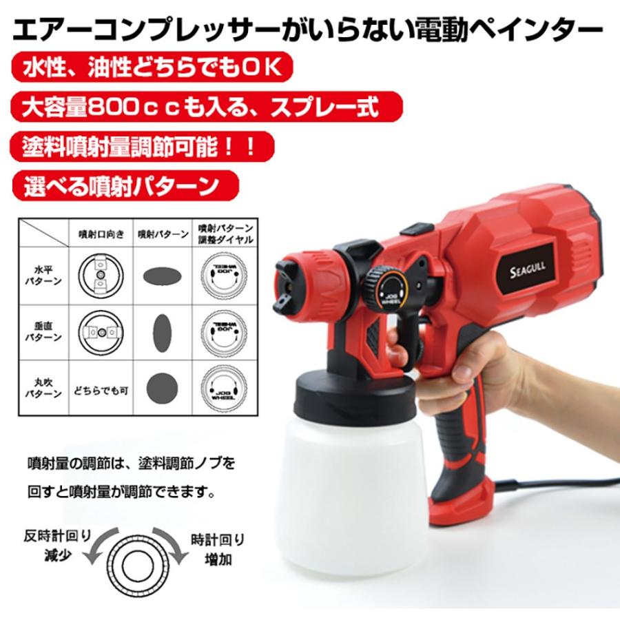 クーポン配布中 スプレーガン El 電動スプレーガン 吹き付け式 塗装機 大容量800mlタンク 水性油性ok 電動ペインター ペンキ塗 Tsu8133 エスケンショッピング 通販 Yahoo ショッピング