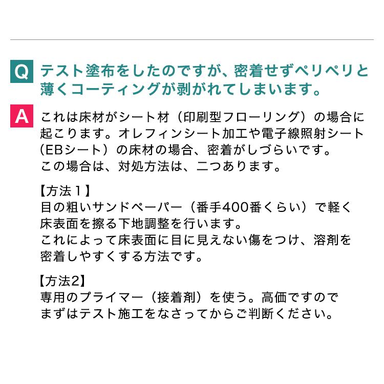 フロアコーティング 自分で ビアンコートB かんたん施工 DIYチャレンジKiT【ツヤあり/UV対策あり】標準 100平米対応 2L 施工動画PC用DVD付 爆買_15